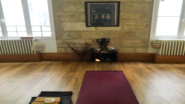L’espace sacré de Flora Brajot, professeur d'ashtanga à Bordeaux