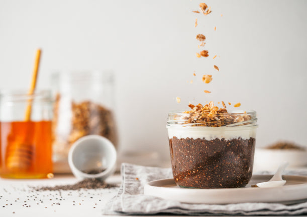 Recette healthy ultra simple : le pudding au chocolat miel & chia