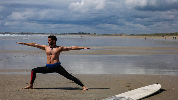 Portrait de Patrick Yven, amoureux du yoga et surf