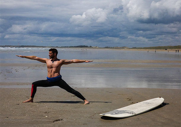 Portrait de Patrick Yven, amoureux du yoga et surf