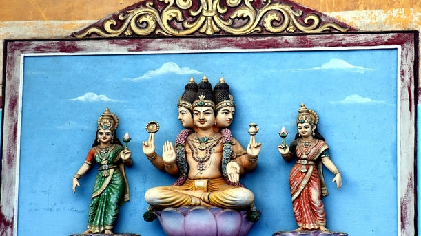 Le dieu Brahma à l’origine de la création de l’univers et de ses créatures vivantes