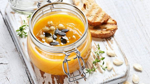 Recette healthy : Velouté de potiron en verrine