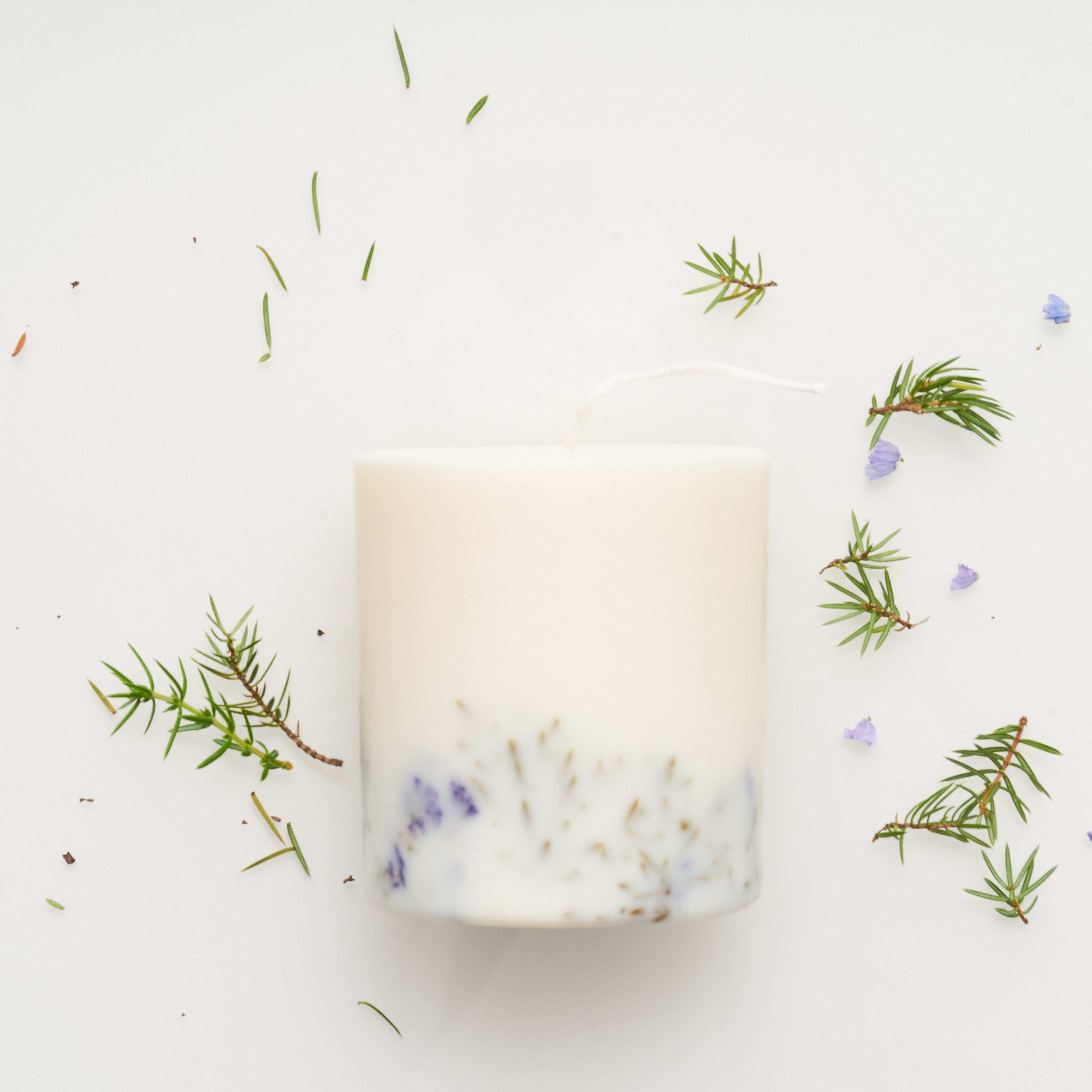 Bougie naturelle Juniper & Limonium