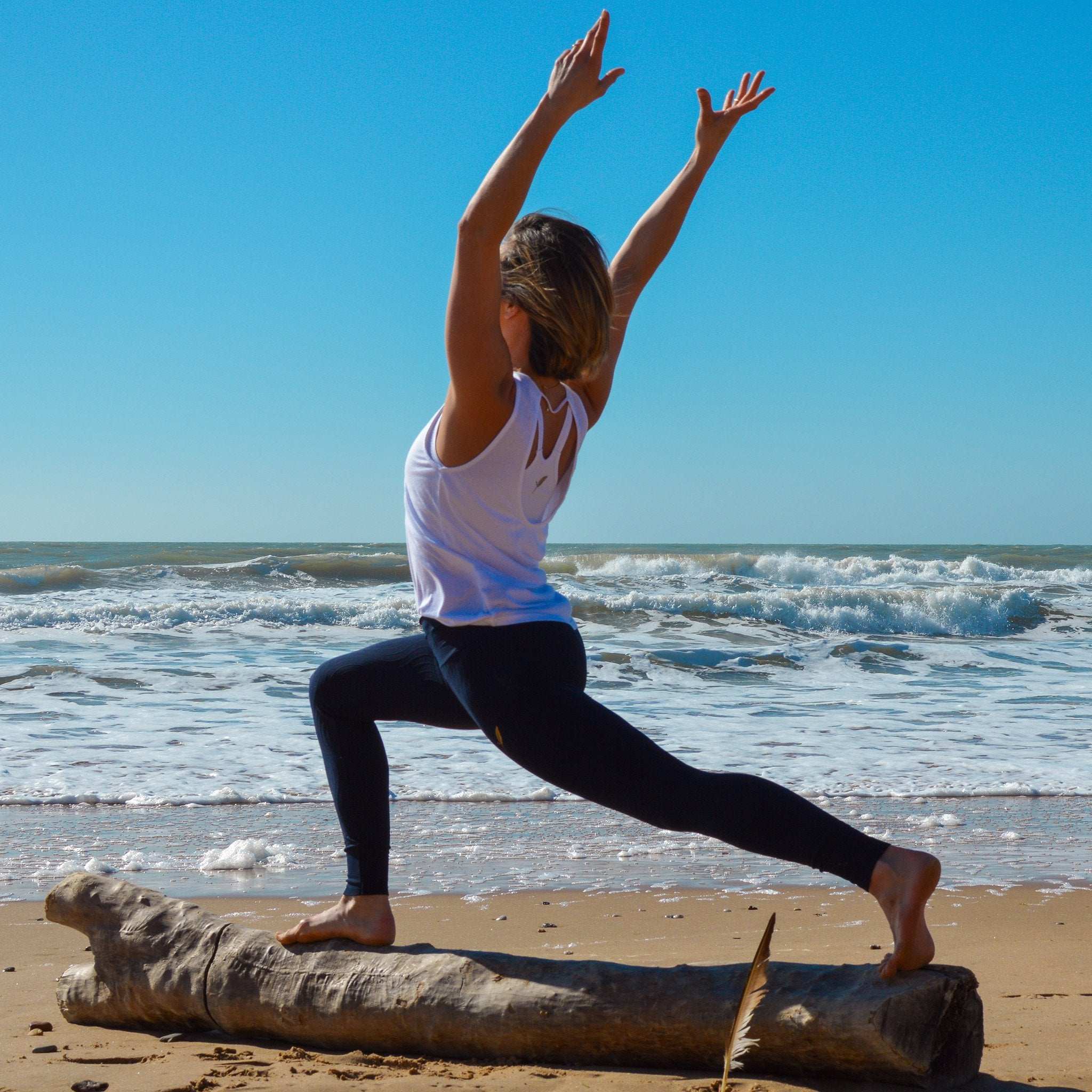 Débardeur de Yoga Bio Love White