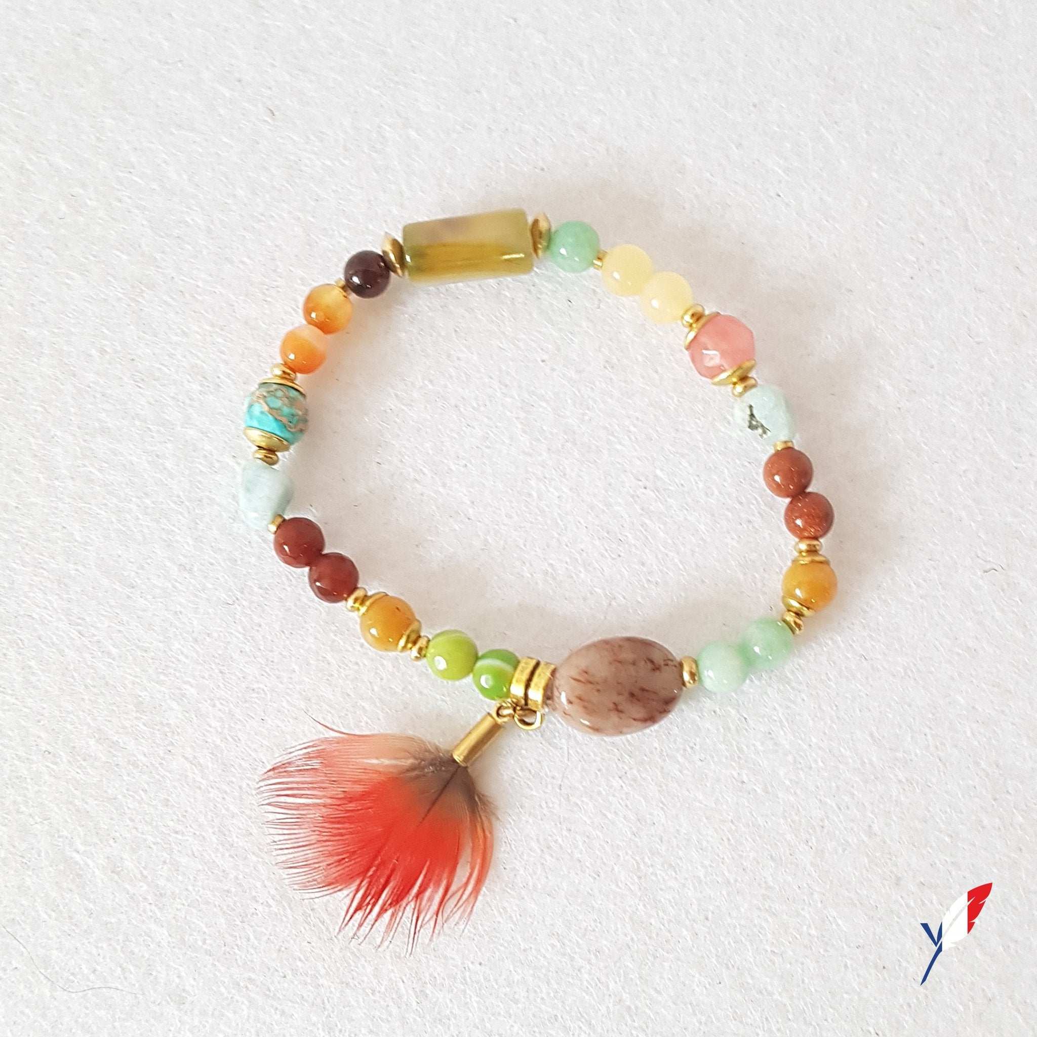 Bracelet Machua en pierres semi-précieuses