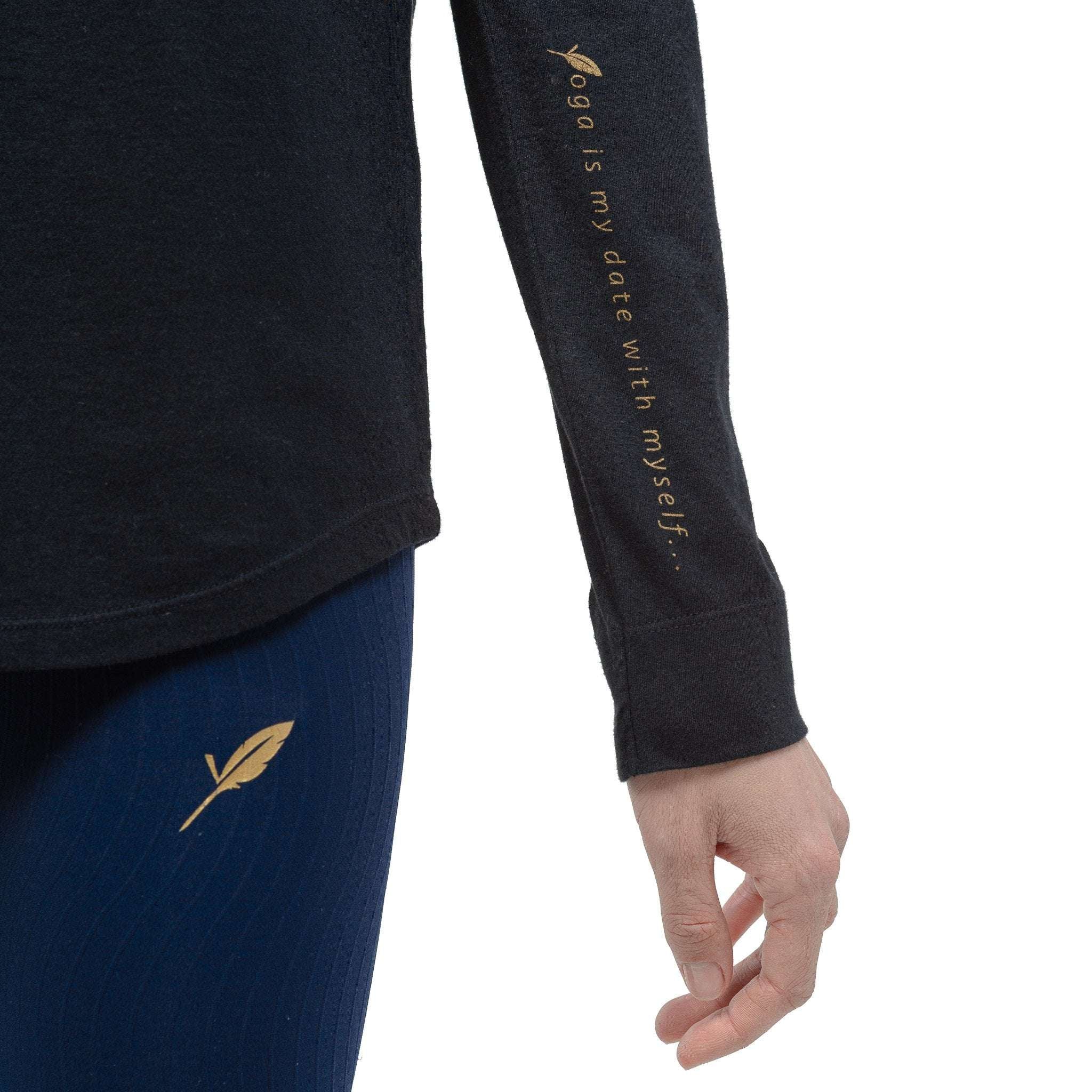 Tee shirt de Yoga Bio Spiritual Black