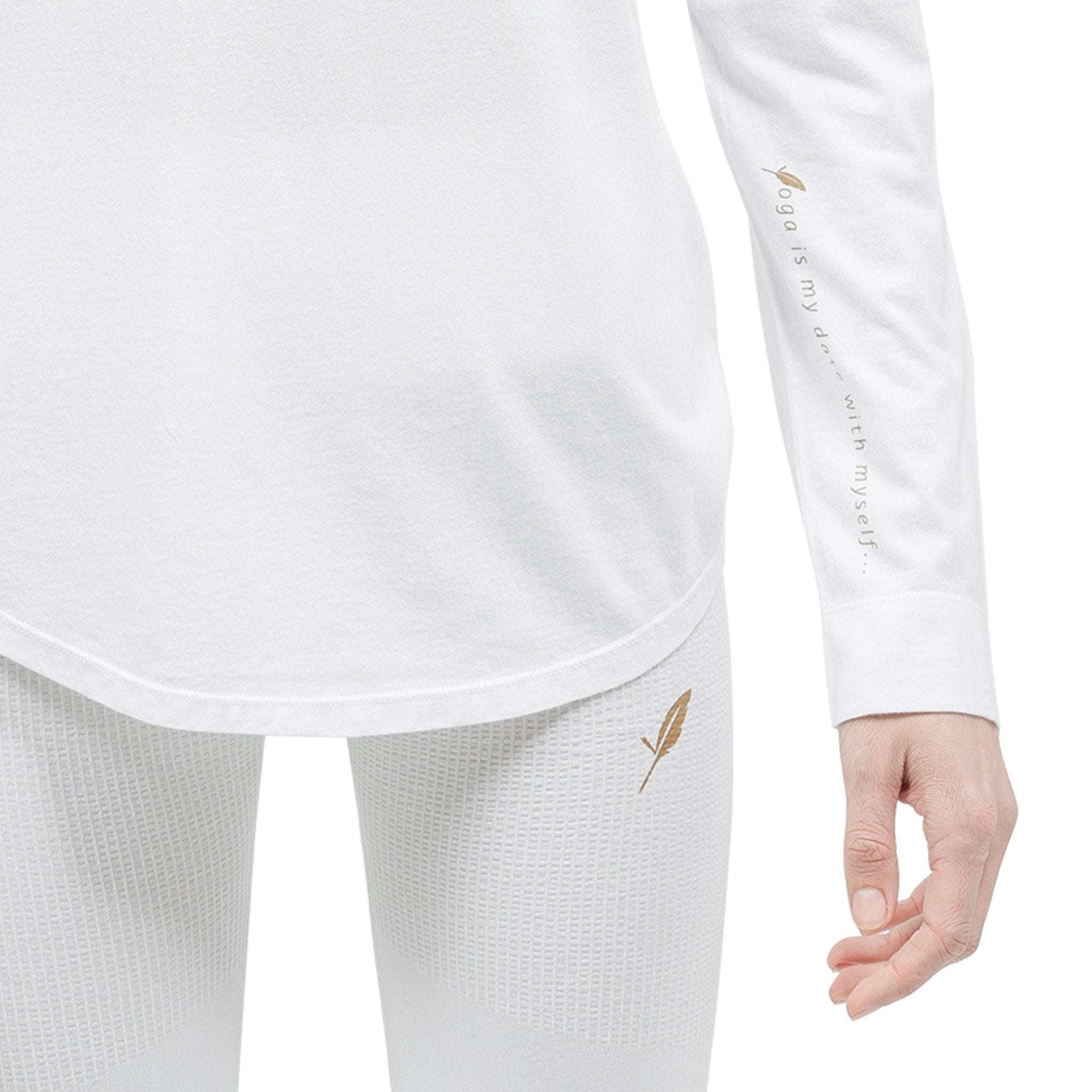 Tee shirt de Yoga Bio Spiritual White