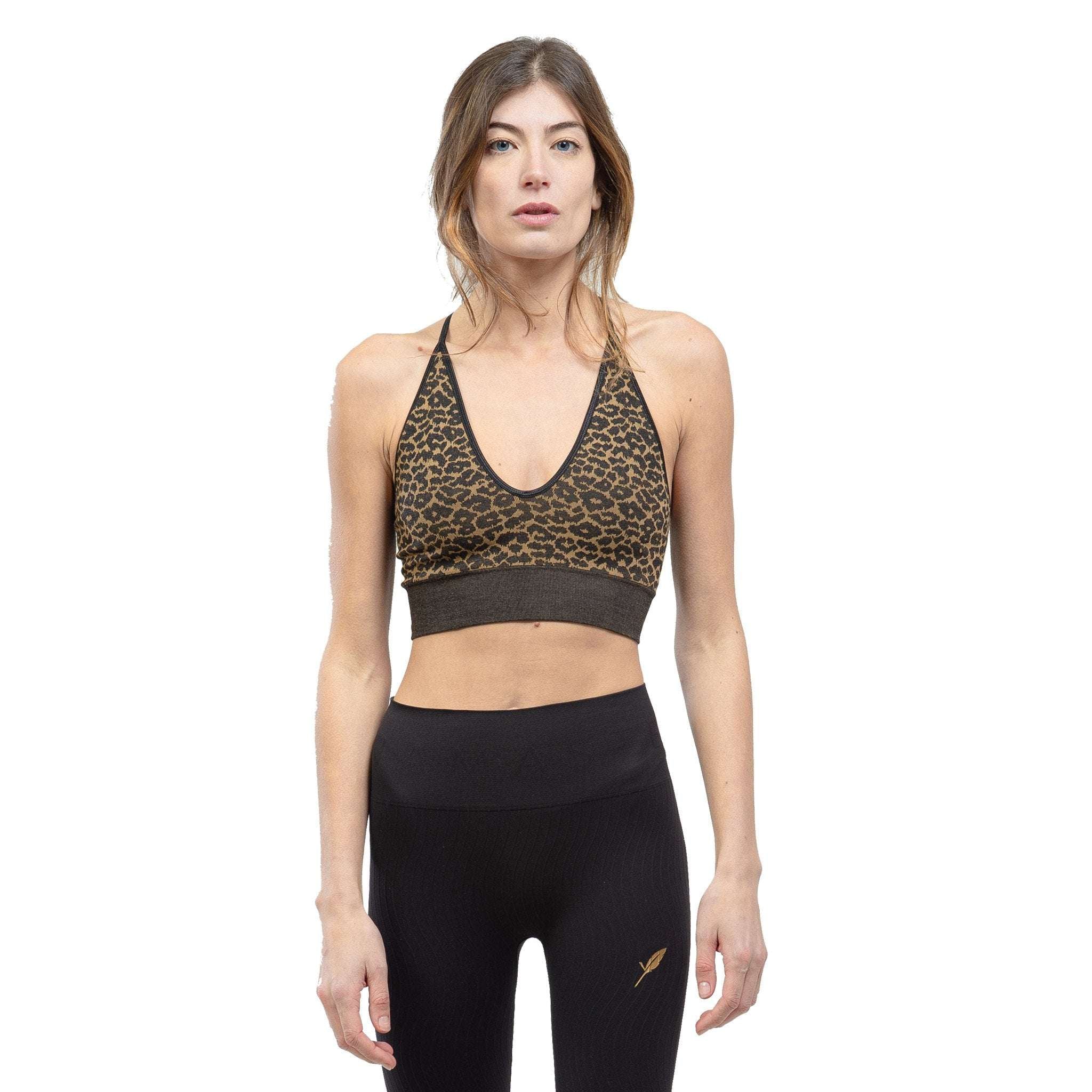 Brassière seamless de Yoga Wild Coffee