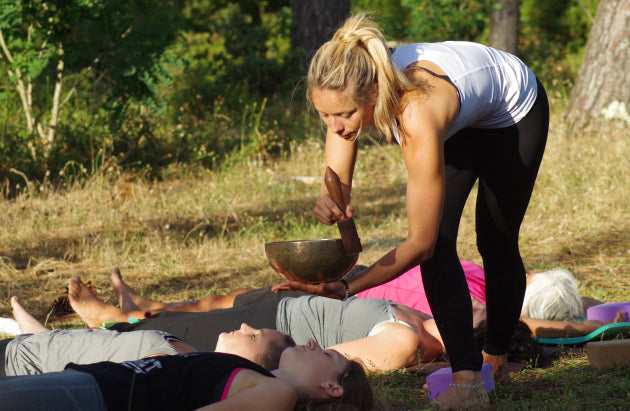Portrait de la fondatrice du site BÔM YOGA : Gwendoline Aliaume