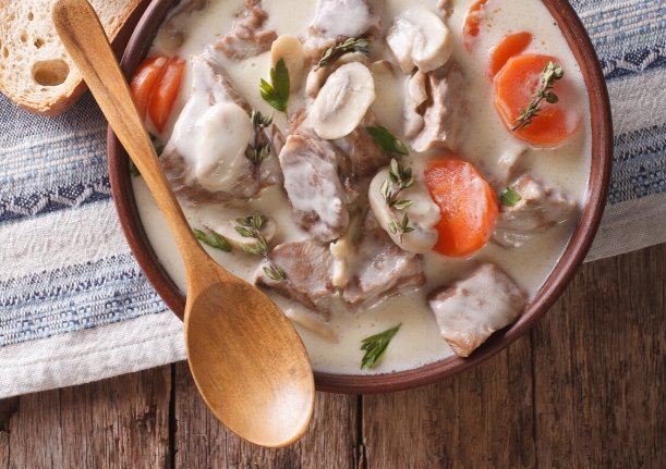 Recette healthy : Blanquette de veau au potiron