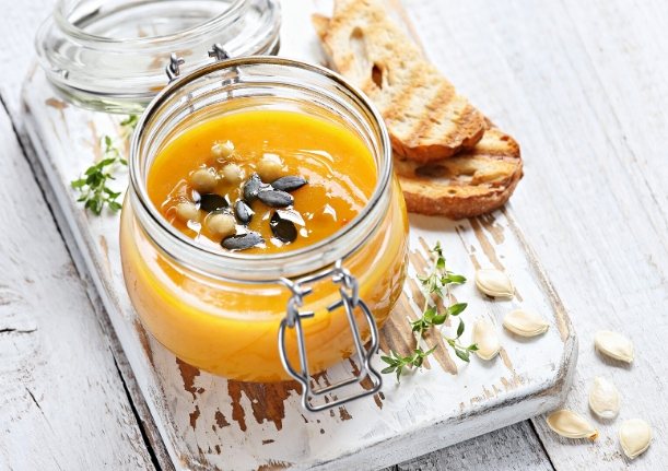 Recette healthy : Velouté de potiron en verrine