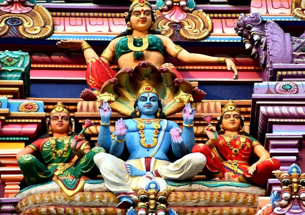 Le dieu hindou Vishnu, le protecteur de l’univers