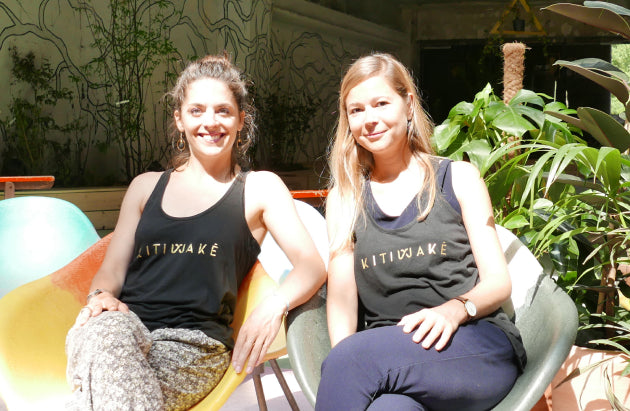 Zoom sur les fondatrices des vêtements de yoga Kitiwaké: Juliette et Cannelle