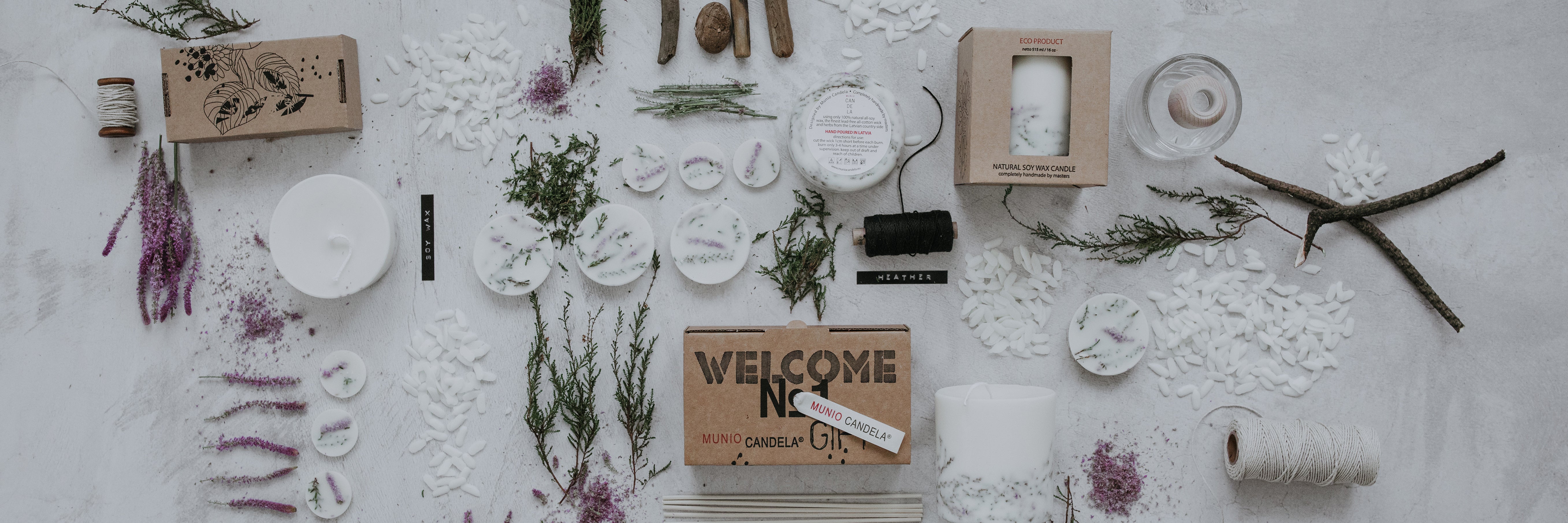 Bougies, diffuseurs et encens