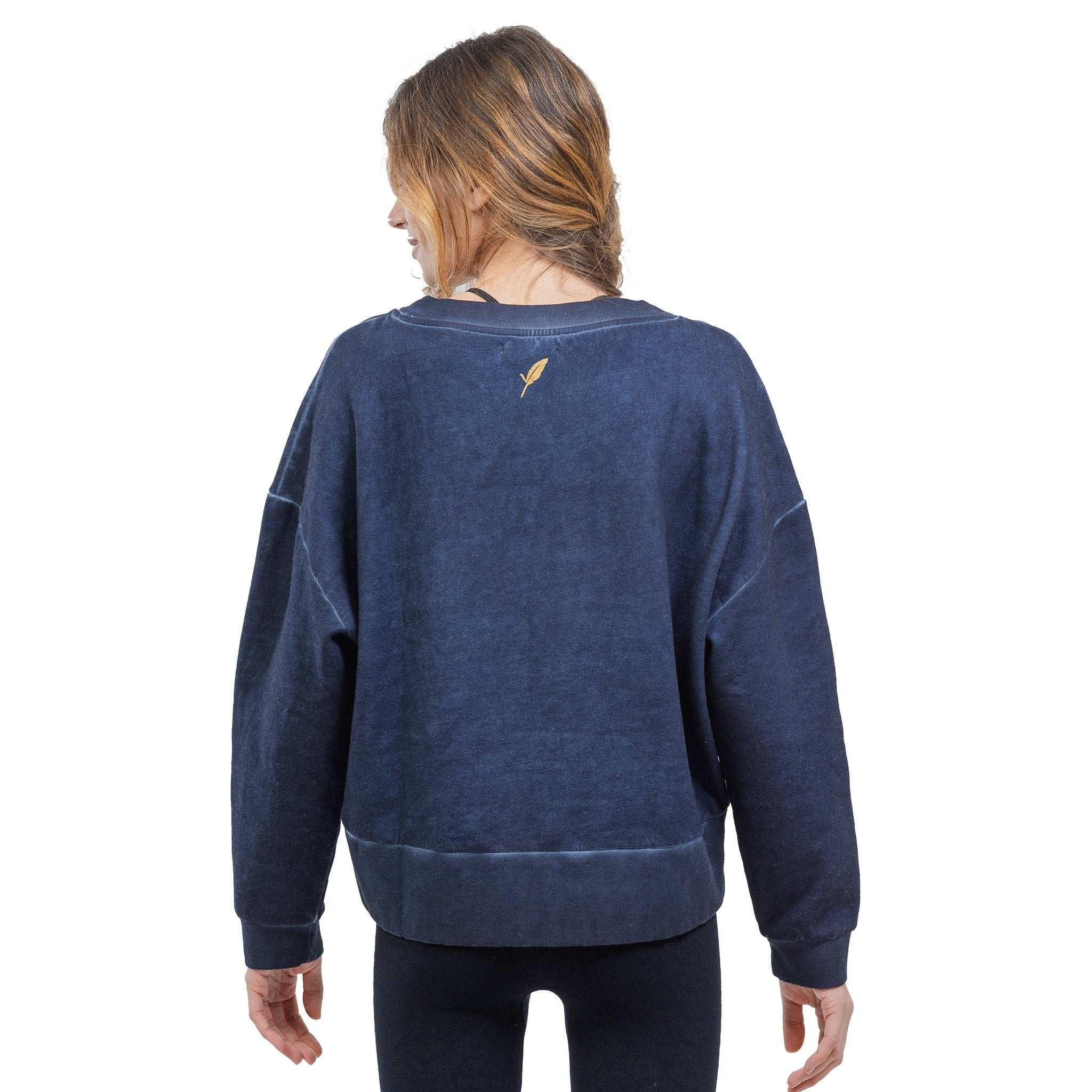 Sweat en Coton Bio et teinture Végétale Orgasweat Abysse