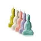 Bougie design en cire de colza Little Buddha