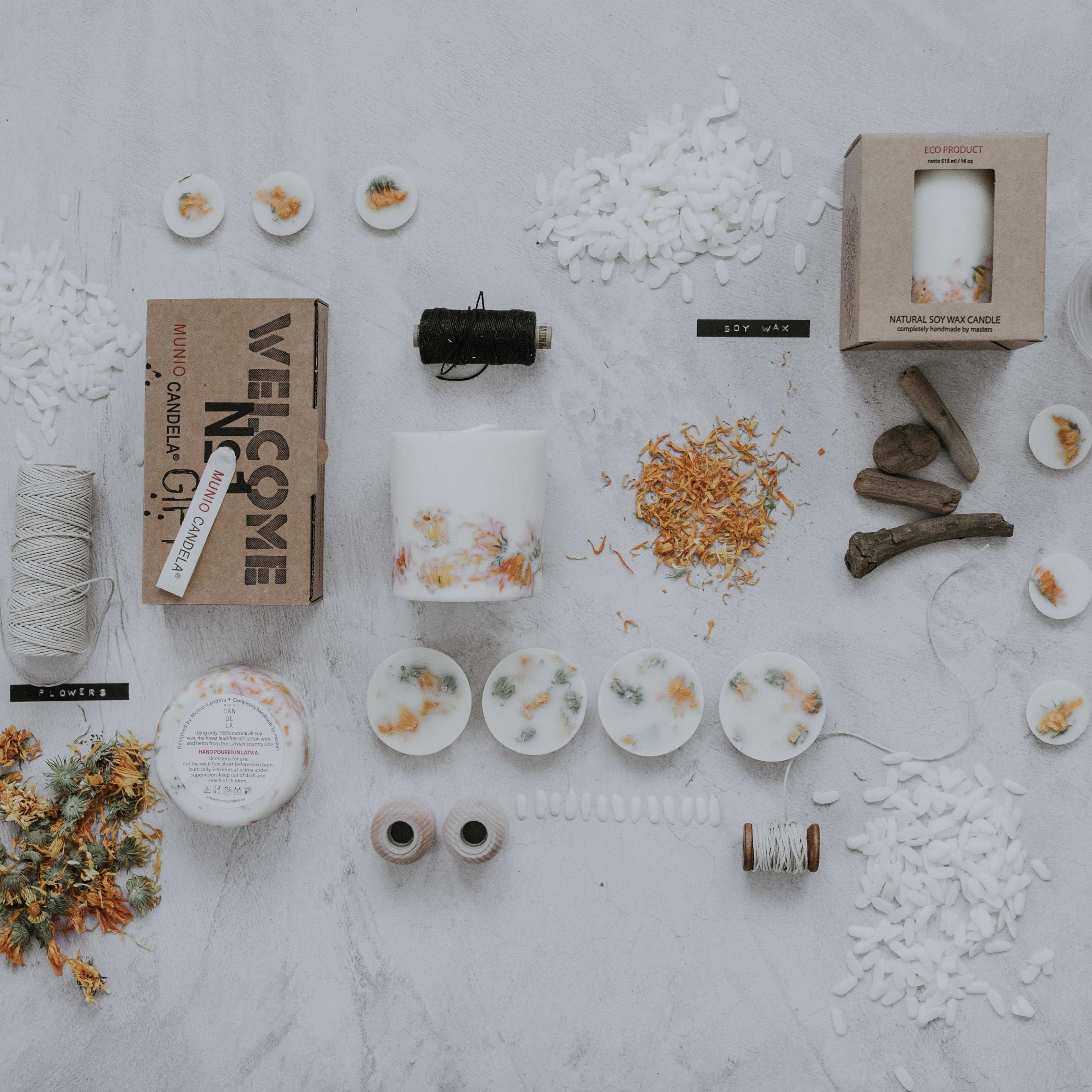 Bougie naturelle Marigold