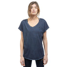Tee shirt en coton Bio Asana Vegetal Abysse