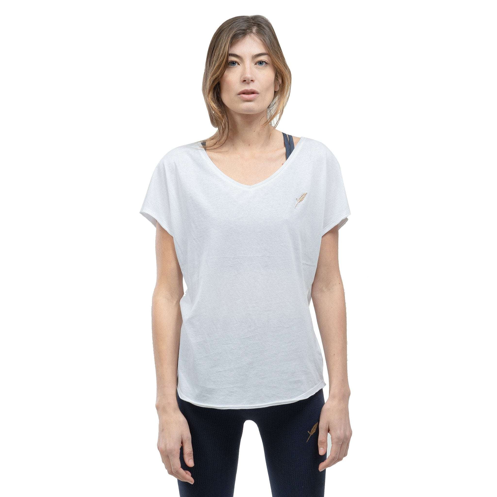 Tee shirt en coton Bio Asana White