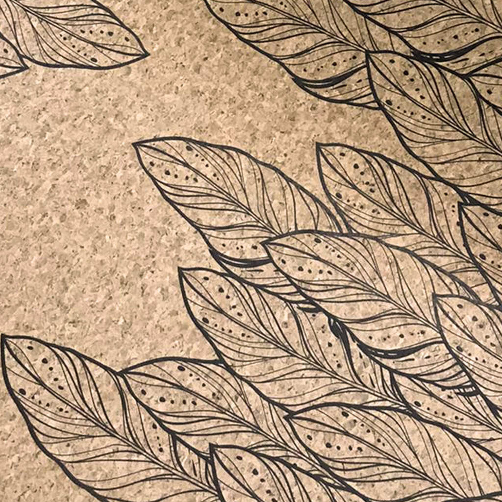 Tapis de Yoga en liège Feathers - 4mm