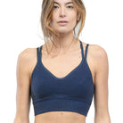 Ensemble en coton Bio legging Karma et brassière Krya Abysse