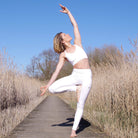 Brassière seamless de Yoga en coton Bio Krya White