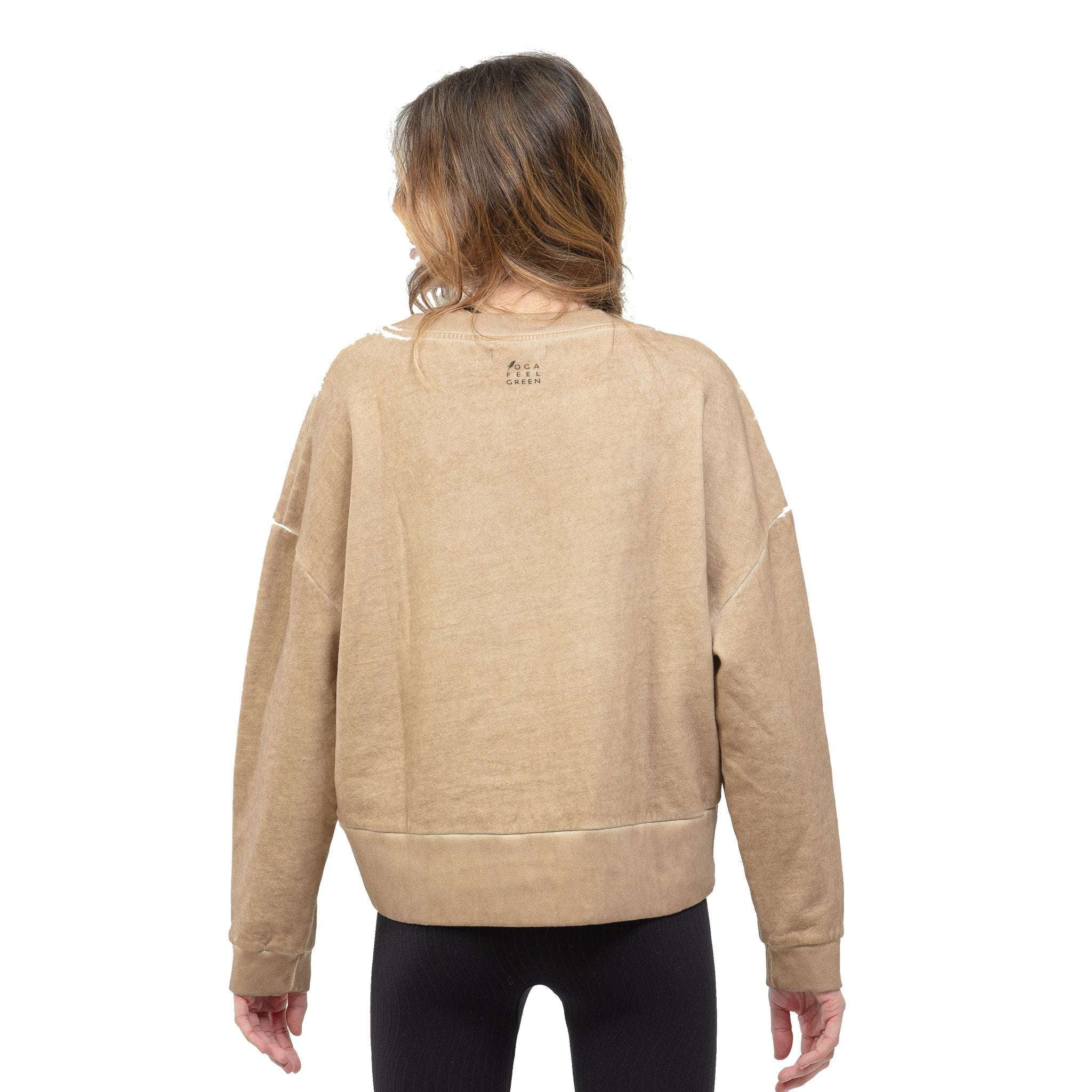 Sweat en Coton Bio et teinture Végétale Orgasweat Coffee