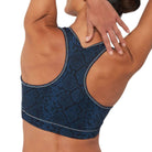 Brassière de Yoga Python blue Yuj