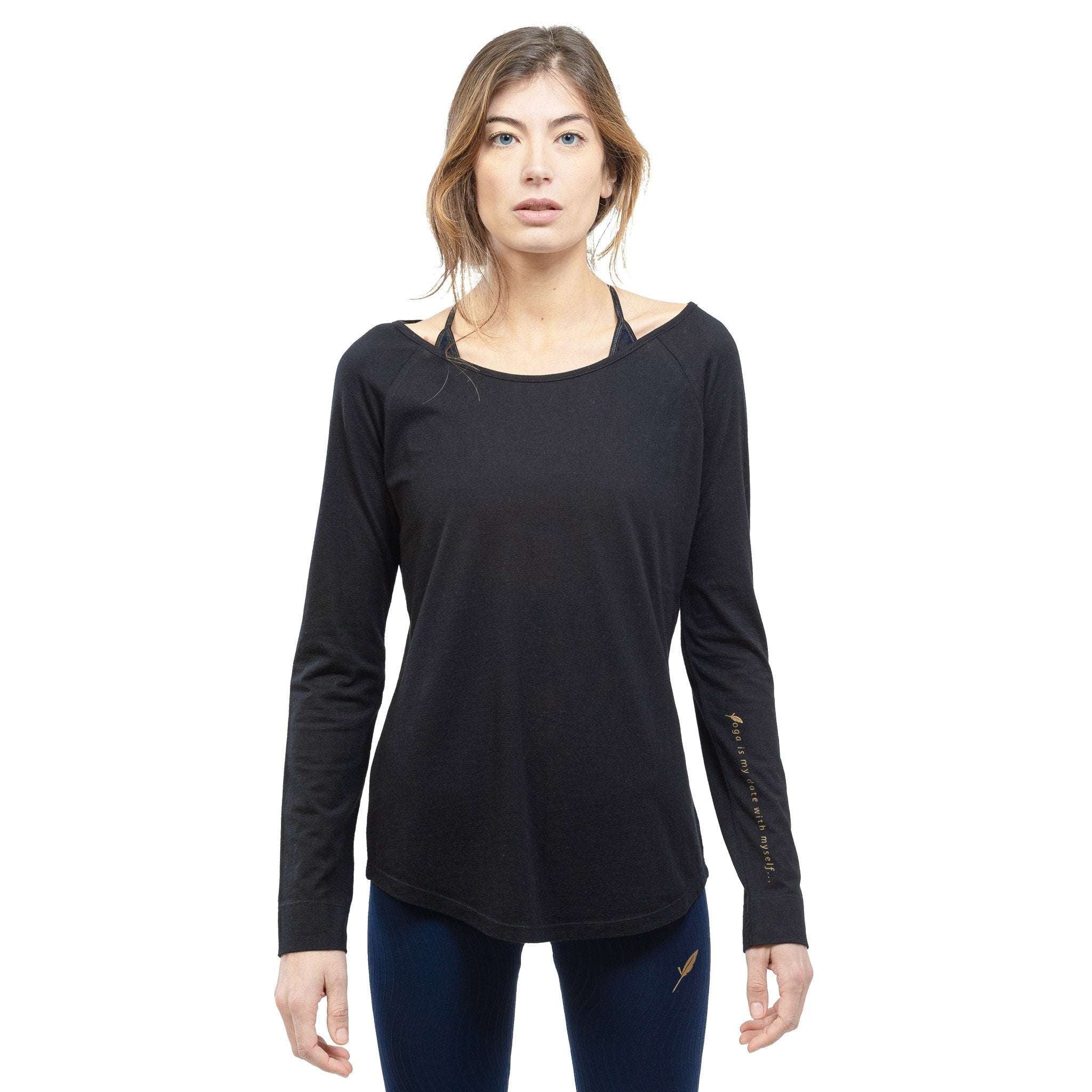 Tee shirt de Yoga Bio Spiritual Black