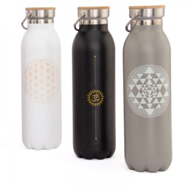 Bouteille isotherme design yoga double parois Bodhi - 600ML - Tayrona Yoga