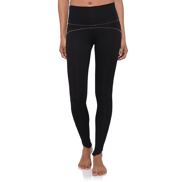 Legging de Yoga MULADHARA noir/gold Yuj - Tayrona Yoga