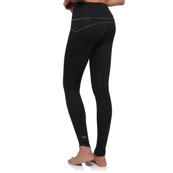 Legging de Yoga MULADHARA noir/gold Yuj - Tayrona Yoga