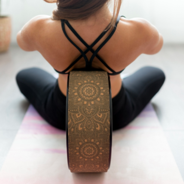 La roue de Yoga YogaDesignLab - Black Cork - Tayrona Yoga