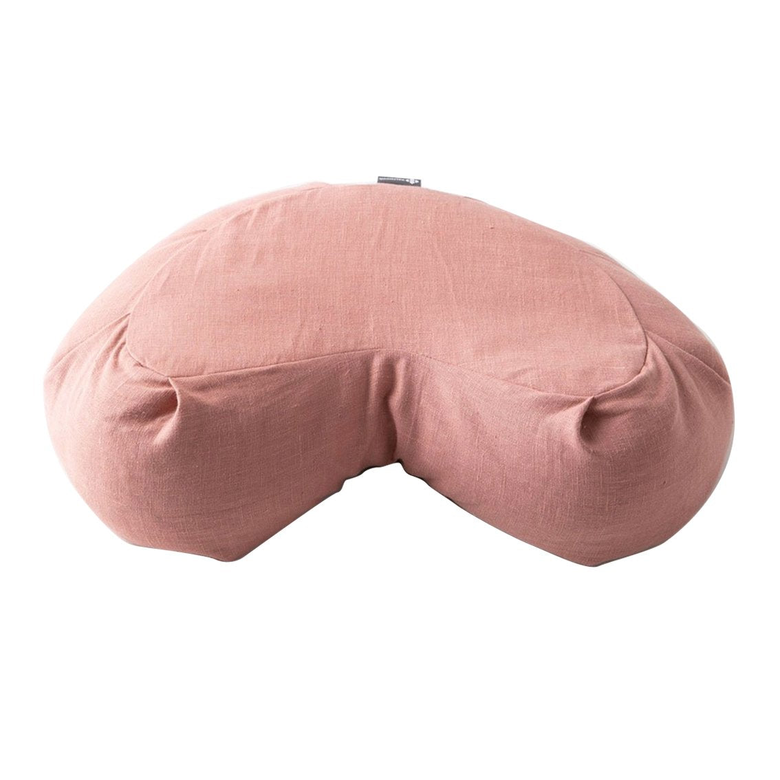 Coussin lune en lin