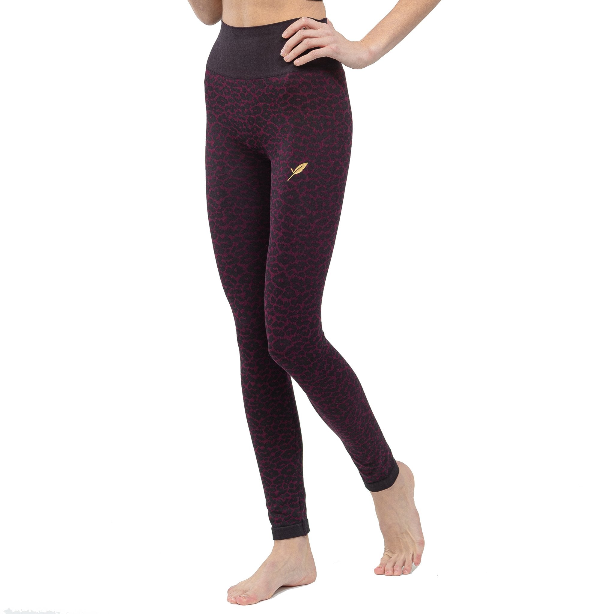 Leo Coca Seamless Yoga Leggings - Main Image